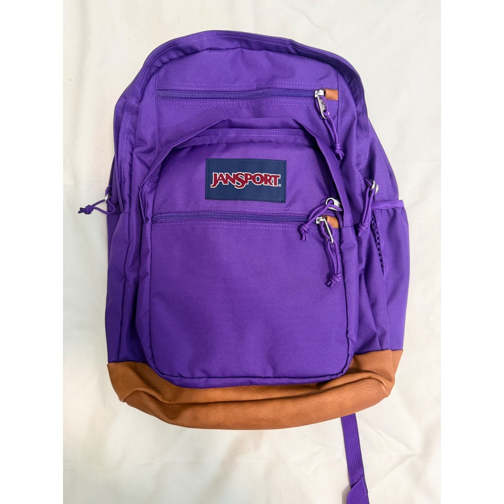JanSport Cool Student Backpack Grape Jelly Purple Brown JS0A2SDDDNC Laptop Bag